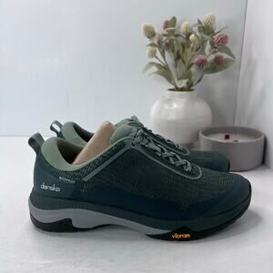 Dansko Makayla Waterproof Walking Vibram Sneaker Green Women's 8.5/EU 39